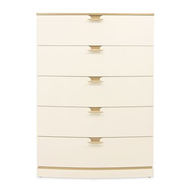 La Terrazza 5-Drawer Chest In Creamy Pearl