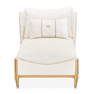 La Terrazza Chaise In Starlight and Light Champagne