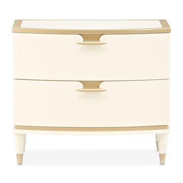 La Terrazza Large Nightstand In Creamy Pearl