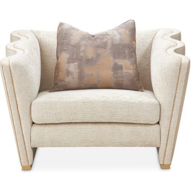 La Terrazza Matching Chair In Cappuccino and Light Champagne