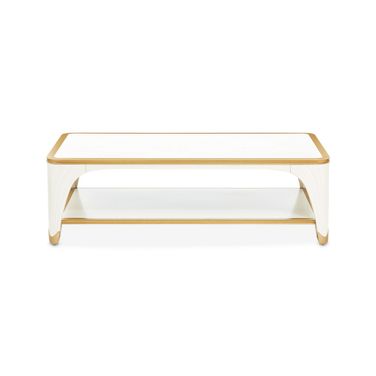 La Terrazza Rectangular Cocktail Table In Creamy Pearl