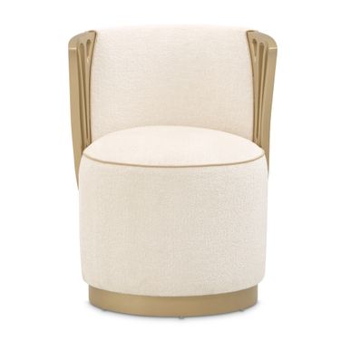 La Terrazza Vanity Chair In Creamy Pearl and Starlight