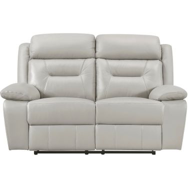 Laconia Double Reclining Loveseat In Gray