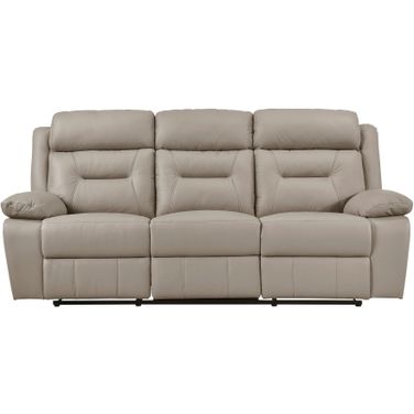Laconia Double Reclining Sofa In Brown