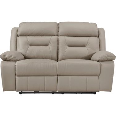 Laconia Power Double Reclining Love Seat In Brown