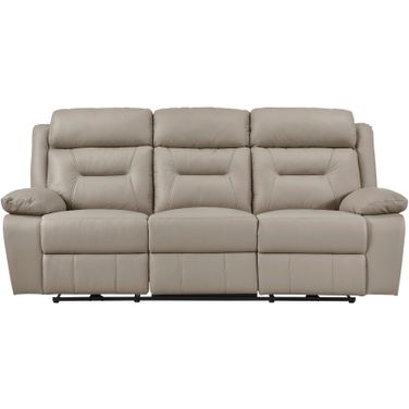 Laconia Power Double Reclining Sofa In Brown