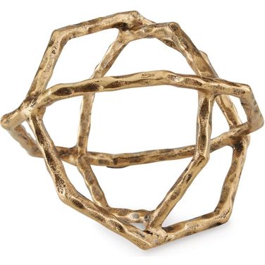 Laddington Sculpture In Antique Brass
