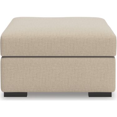 LadyMae Oversized Accent Ottoman In Twill
