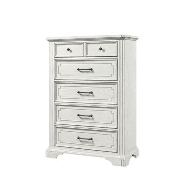 Lafayette II 5 Drawer Chest in White Mist
