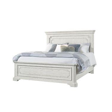 Lafayette II Queen Panel Bed in White Mist