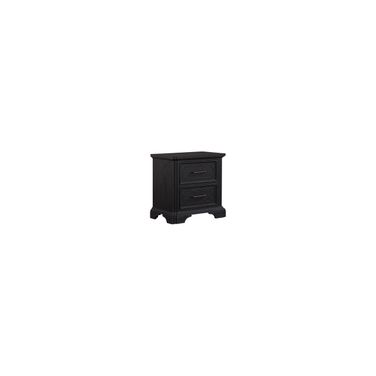Lafayette III Nightstand with USB Ports in Charcoal