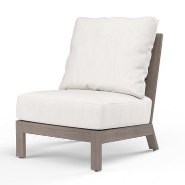 Laguna Armless Club in Canvas Flax