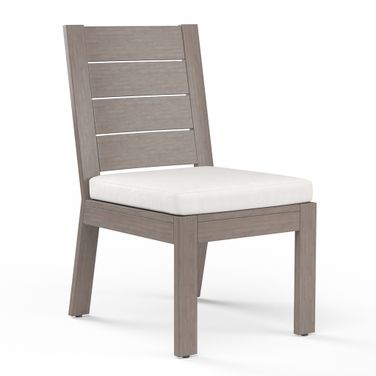 Laguna Armless Dining Chair in Canvas Flax