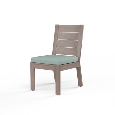 Laguna Armless Dining Chair in Cast Mist