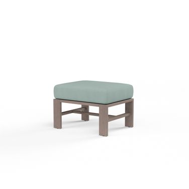 Laguna Ottoman in Cast Mist