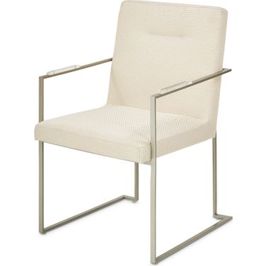 Laguna Ridge Arm Chair In Brushed Silver