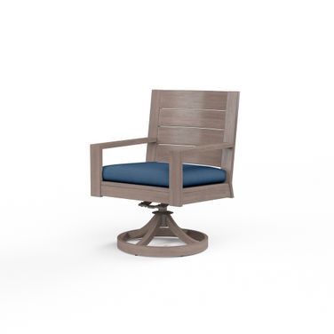 Laguna Swivel Dining Chair in Spectrum Indigo
