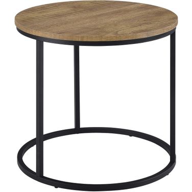 Lainey Round Occasional Side End Table In Mango