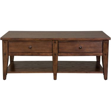 Lake House Brown Cocktail Table