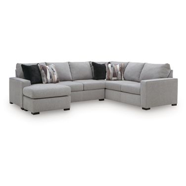 Lakepoint 2-Piece Sectional with LAF Chaise In Nickel