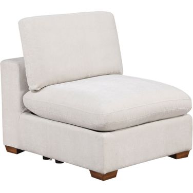 Lakeview Upholstered Armless Chair Ivory