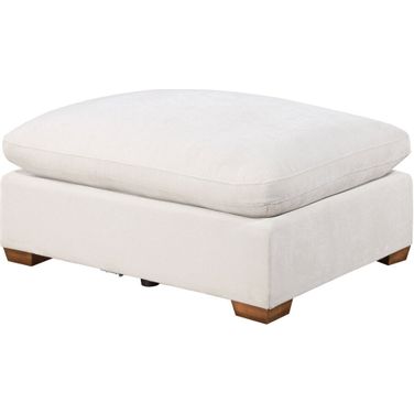 Lakeview Upholstered Ottoman Ivory