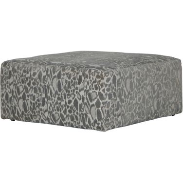 Lamar Cocktail Ottoman In Grey