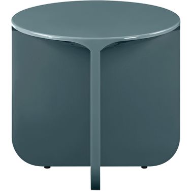 Lamond End Table In Teal High Gloss