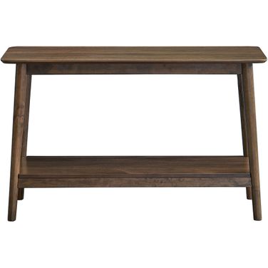 Lamonte Sofa Table with Shelf In Walnut
