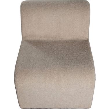 Lana Accent Chair In Camel Looped Shearling Fabric