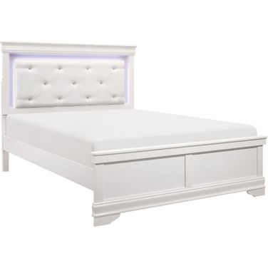 Lana White California King Panel Bed