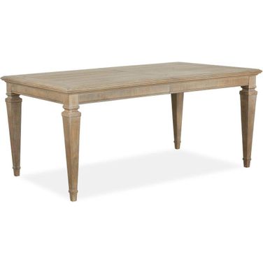 Lancaster Dovetail Grey Wood Rectangular Dining Table KD