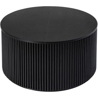 Lance Round Small Coffee Table In Black