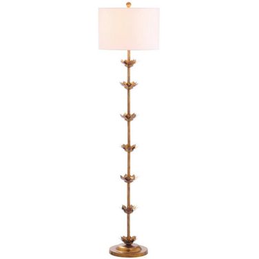 Landen Antique Gold Leaf 63.5 Inch H Floor Lamp