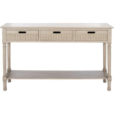 Landers 3 Drawer Console in Greige