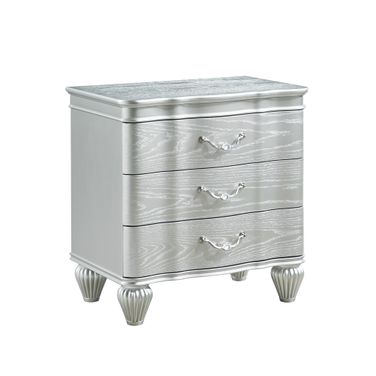 Landmark Nightstand In Silver