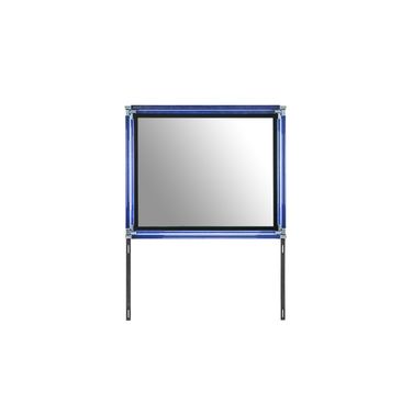 Lando Mirror with LED In Black