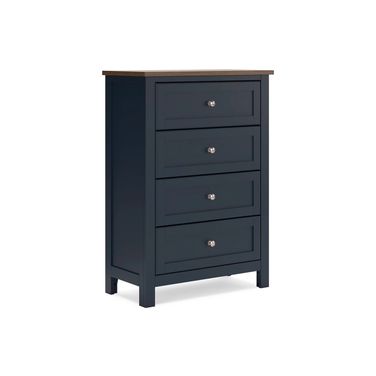 Landocken Chest of Drawers In Brown/Blue