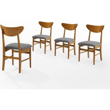Landon 4-Piece Wood Dining Chair Set In Acorn