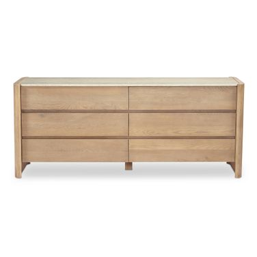 Lane 6 Drawer Dresser In Natural