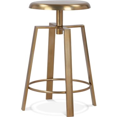 Lang Iron Counter/Bar Stool In Gold