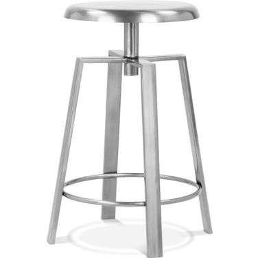 Lang Iron Counter/Bar Stool In Silver