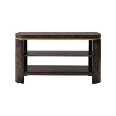 Langford Console Table In Black and Gold