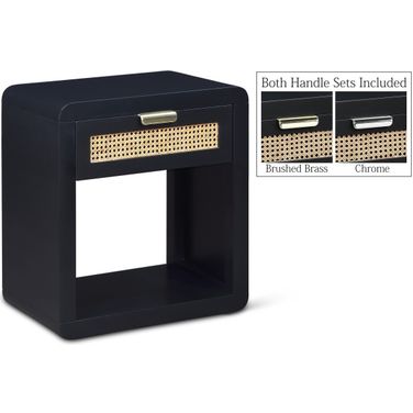Langham 24-Inch Night Stand In Black