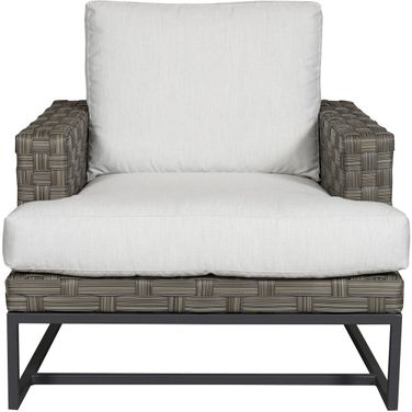 Langley Outdoor Chair In Gray and Black