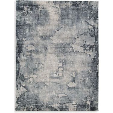 Langrich Blue And Gray Medium Rug