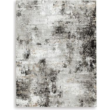 Langwell Large Rug In Black and Gray