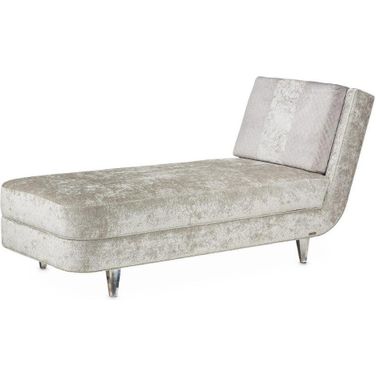 Lanna Armless Chaise In Storm And Silver Mist