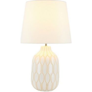 Lansing Table Lamp in White