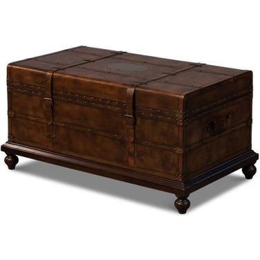 Laramie Brown Trunk Cocktail Table